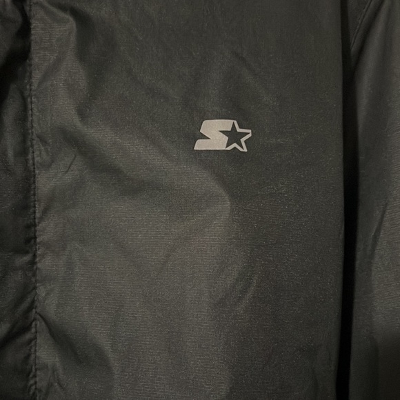 NWOT Black Starter Storm Star ⭐️ windbreaker - Picture 2 of 3